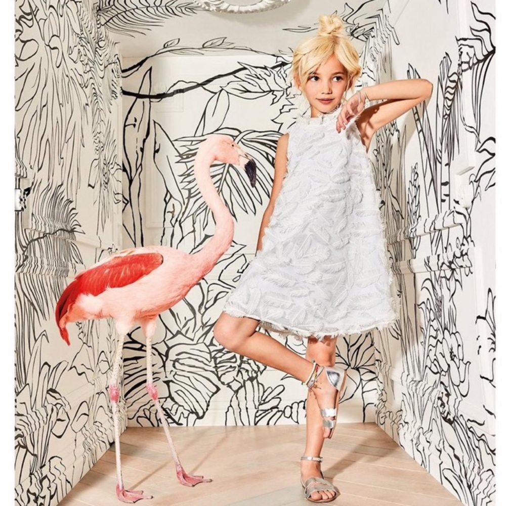 Janie and Jack Feather Fringe Dress